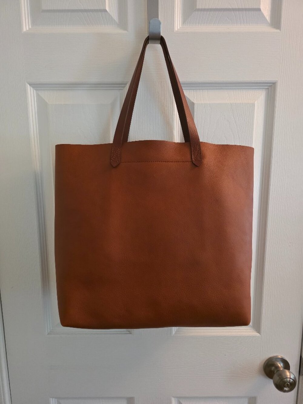 EUC Madewell Transport Leather Tote English Saddle - Picture 3 of 9